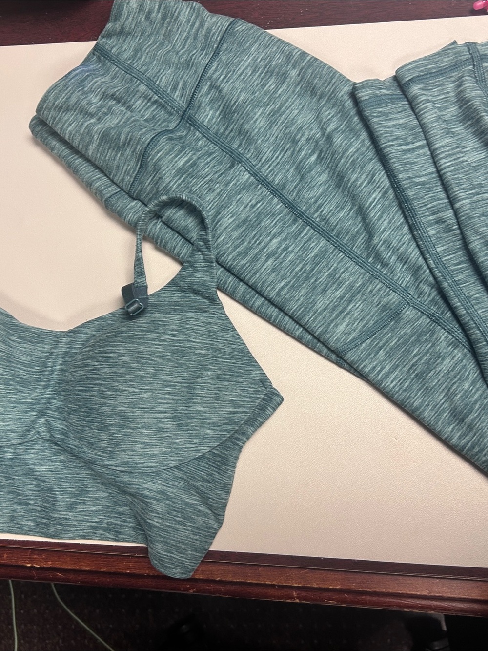 Victoria Secret workout set-leggings and long line sports bra